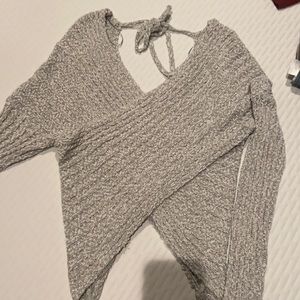 Gray sweater